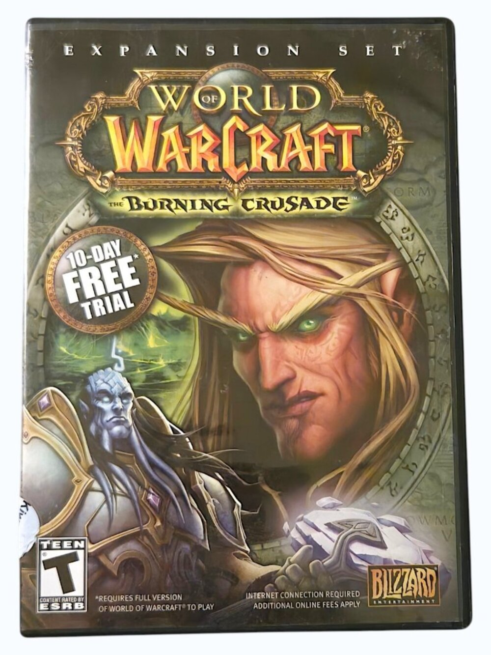 World of Warcraft The Burning Crusade PC DVD ROM 10 Day Trial Disc Promo Item